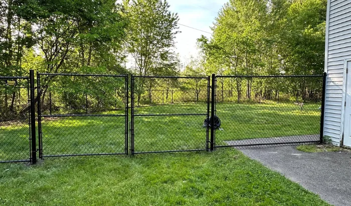 Professional fence installation project in Methuen Massachusetts by New England Pro Fence