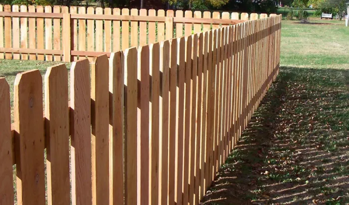 Classic New England charm for front yards and garden borders. Available in cedar or pressure-treated wood. Custom heights and spacing to match your property style.