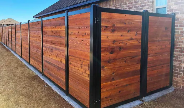 Pre-built wood privacy fence panels for faster installation and consistent quality. 6-foot and 8-foot heights. Solid board construction for maximum privacy. Cedar and pressure-treated options.