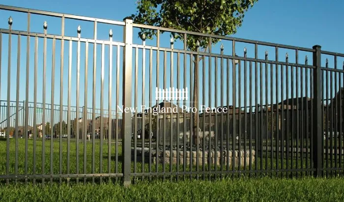 Our most popular aluminum fence option. Classic ornamental designs with elegant spear-top or flat-top finials. Available in black, bronze, and white. Rust-free, powder-coated finish that lasts a lifetime. Perfect for front yards, property lines, and gardens.