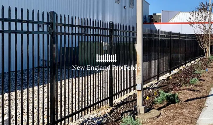 Heavy-duty aluminum fencing for commercial properties, schools, parks, and apartment complexes. Industrial-grade construction with enhanced security features. Low maintenance and long-lasting for high-traffic areas.