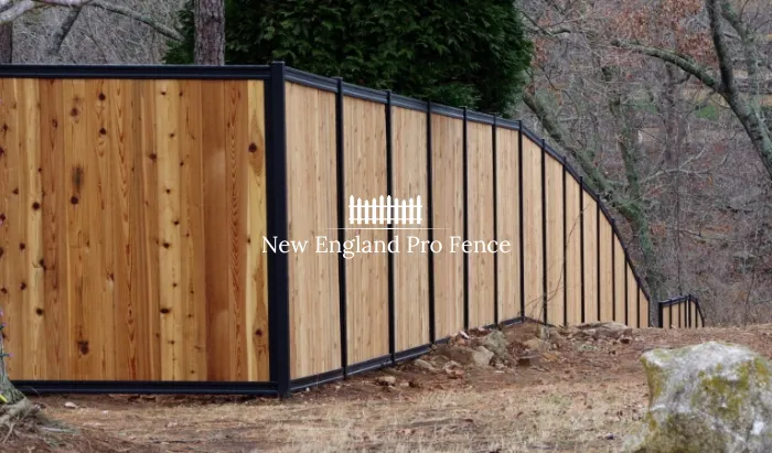 Pre-built 6 foot privacy fence panels for faster installation and consistent quality. Available in vinyl, wood, and composite materials. Solid construction provides complete privacy and wind protection. The standard height for backyard privacy in Massachusetts.