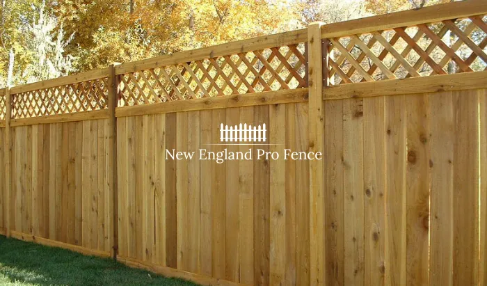 Add style to your privacy fence with a decorative lattice top panel. Provides full privacy on the bottom with an open lattice at the top for airflow and light. Available in vinyl and wood. Adds an elegant touch to any backyard.