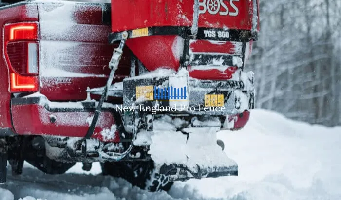 Professional bulk salt spreading, calcium chloride application, and sand treatment for large commercial parking lots, driveways, and access roads. We use commercial-grade de-icing products effective in temperatures as low as -25°F — far superior to consumer-grade rock salt. Pre-treatment before storms available to prevent ice bonding and reduce total product usage. Standalone de-icing service available between storms for freezing rain and black ice events.