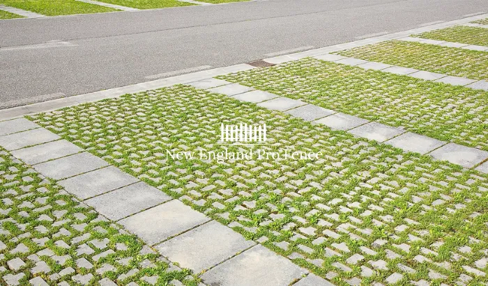 Eco-friendly pavers that allow rainwater to drain through the joints, reducing stormwater runoff and helping meet local environmental regulations. Growing in popularity across Massachusetts cities. Qualifies for green building credits and may reduce stormwater management fees.