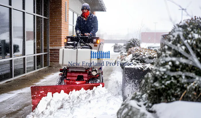 Hand shoveling of front walkways, entry steps, sidewalks, and all pedestrian paths on your property. Our crew clears paths completely down to the surface -- not just a single shovel-width -- for safe, comfortable footing. Ice melt and salt are applied after clearing to prevent refreezing. Cleared in the same visit as driveway plowing.